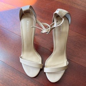 Express - Nude Stiletto Heel - Size 7